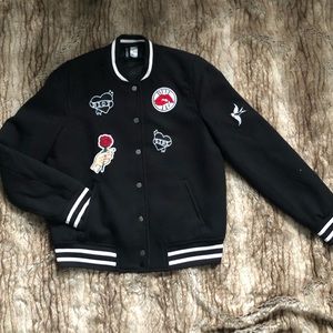 ⭐️NWOT⭐️ Bomber Jacket with Patches